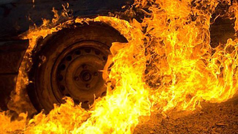 На Волині загорівся автомобіль