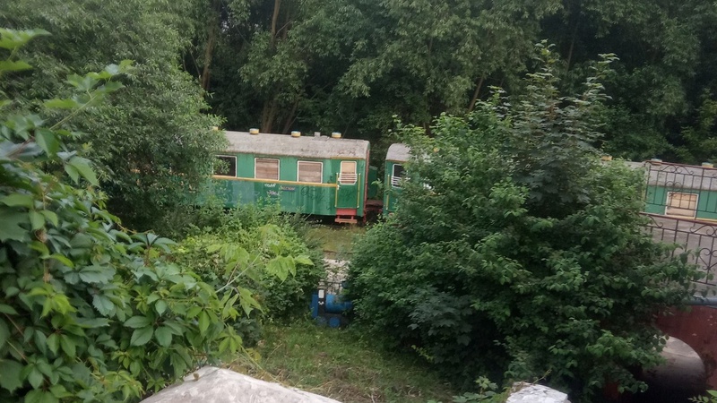 У Луцьку дитяча залізниця заростає бур’янами і кропивою