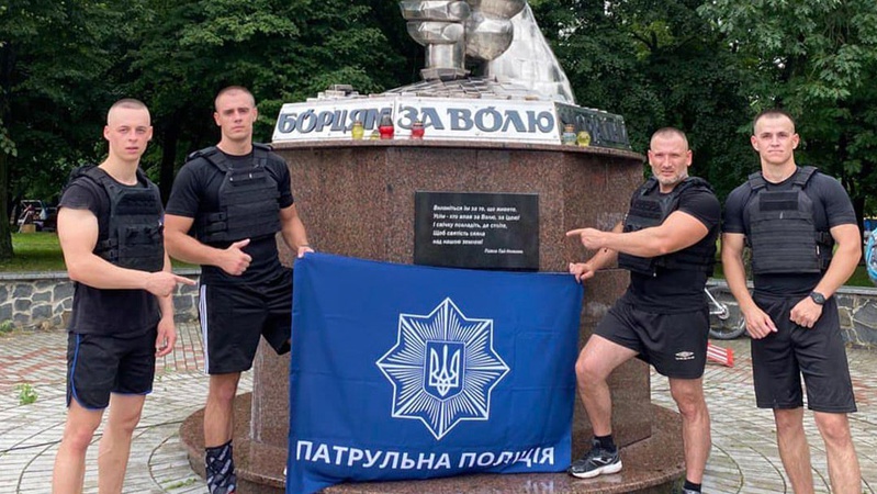 Ковельські копи вшанували загиблих Героїв виконанням комплексу Мерфі. ФОТО