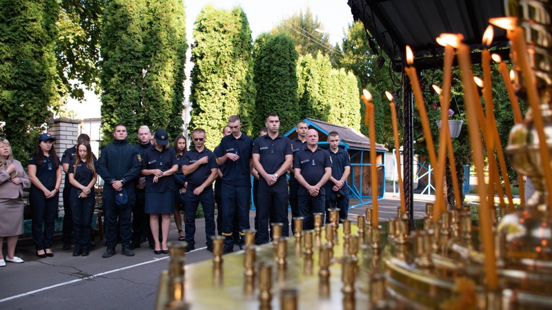 Волинські рятувальники вшанували образ заступниці від пожеж