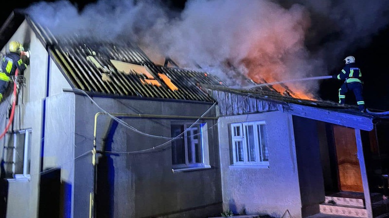 У селі поблизу Луцька горів будинок