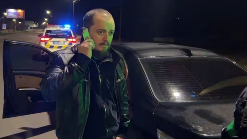 Настоятеля монастиря з Володимира затримали п’яним за кермом у Луцьку. ВІДЕО