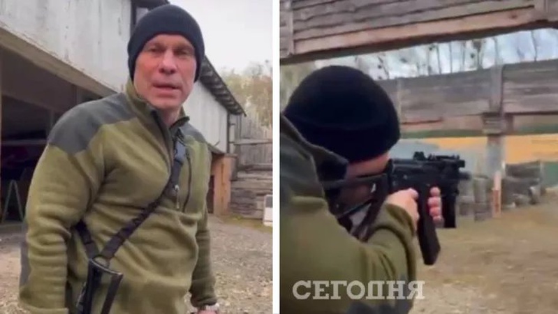 Народний депутат Ілля Кива розстріляв із автомата портрет Степана Бандери