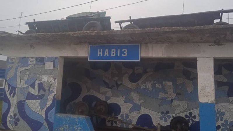 У волинському селі щедрувальники поставили два вози на дах зупинки