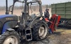 На Волині конфлікт з місцевим депутатом обернувся підпалом комунального трактора. ФОТО