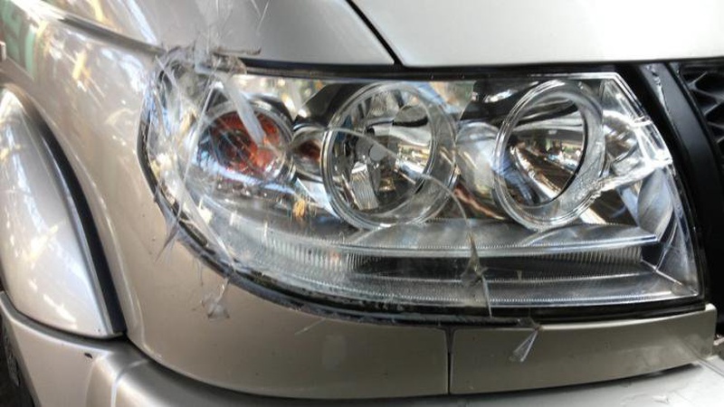 На Волині покарали водія, який хотів «порішати» з поліцією за пошкоджену фару