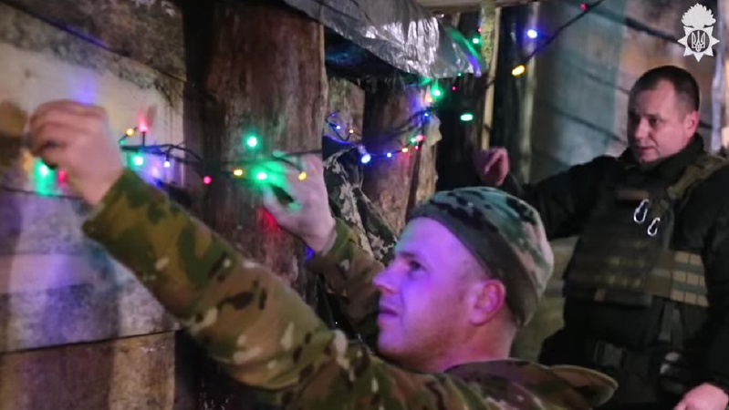 Волинські нацгвардійці привітали українців з Різдвом. ВІДЕО