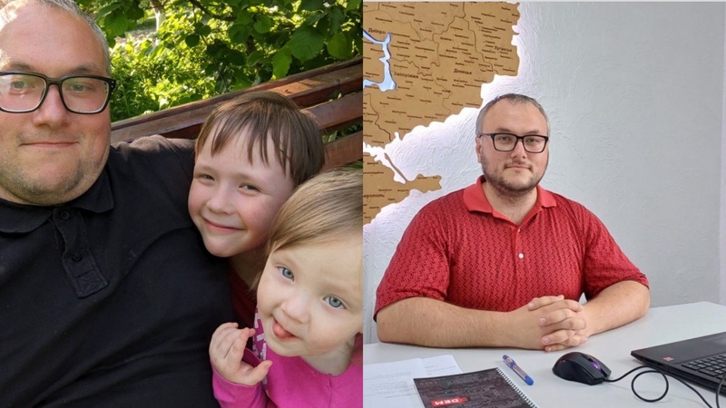 З двомісячною донечкою та п’ятирічним сином виходив із Маріуполя: історія переселенця, який живе на Волині