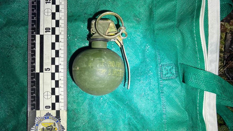На Волині поліцейські вилучили у чоловіка гранату та набої