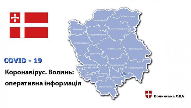 Де на Волині виявили найбільше заражених коронавірусом