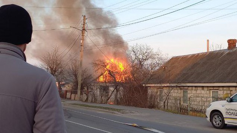 У Ковелі горів приватний будинок