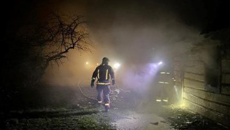 На Волині горіли два житлові будинки