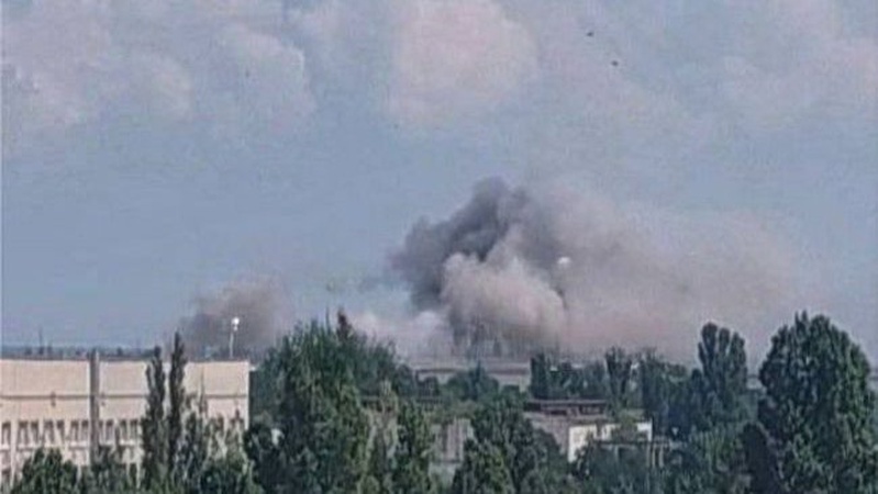 У Новій Каховці вибухнув черговий склад росіян