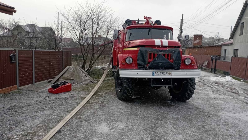 У Володимирі затопило приватні ділянки — допомагали рятувальники