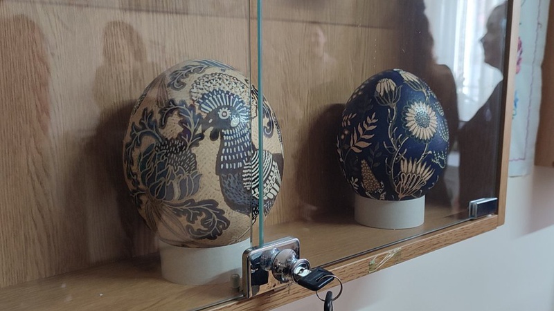 Волинська майстриня представила персональну виставку писанок