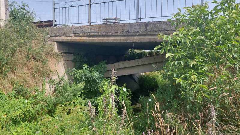 У селі на Волині руйнується міст через річку Конопелька