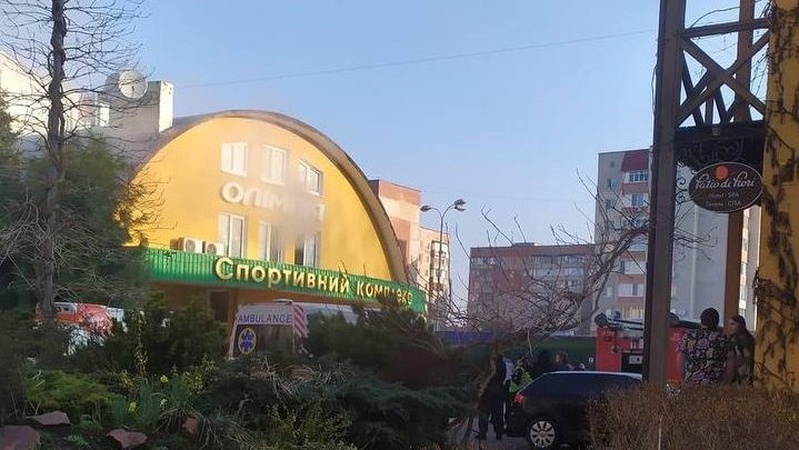 У Луцьку на Кравчука горів спорткомплекс