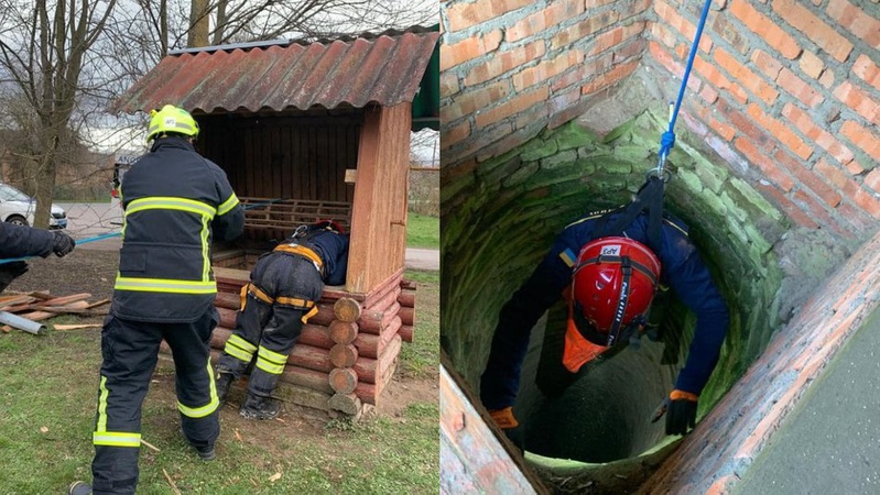 Розповіли про стан чоловіка, якого на Волині визволяли з колодязя