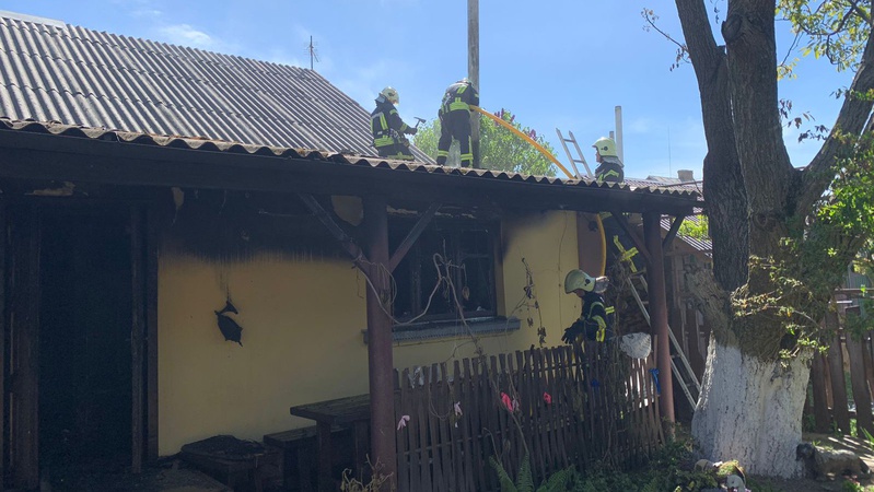 У Луцькому районі горів будинок