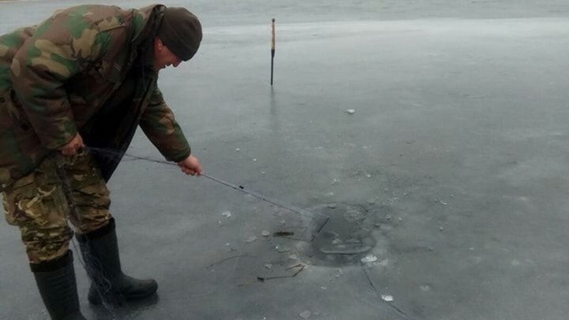 У Шацькому національному природному парку.вилучили незаконні знаряддя лову