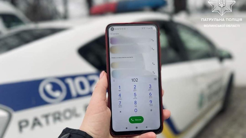 За 2023 рік волинські патрульні внесли на громадян 605 постанов за неправдивий виклик спецслужб