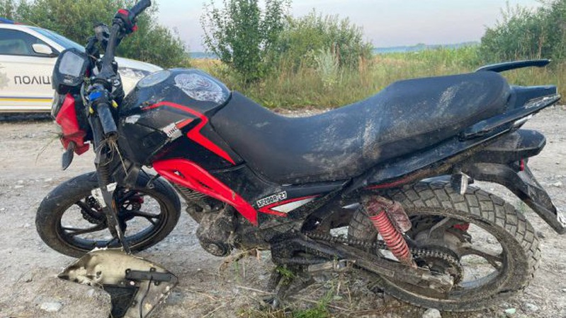 На Волині п’яний, неповнолітній мотоцикліст скоїв ДТП