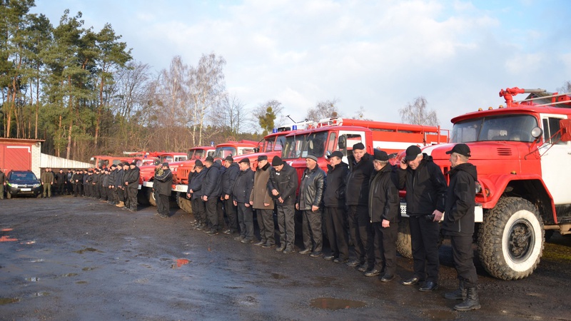 На Шаччині вчилися гасити лісові пожежі