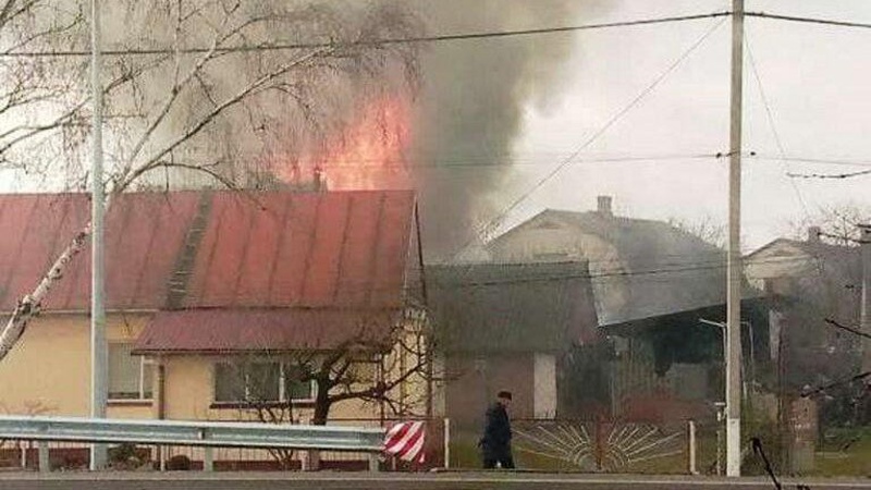 У селі поблизу Ковеля горів житловий будинок. ВІДЕО