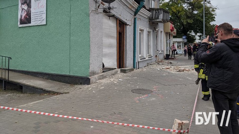У центрі Володимира обвалився двоповерховий будинок