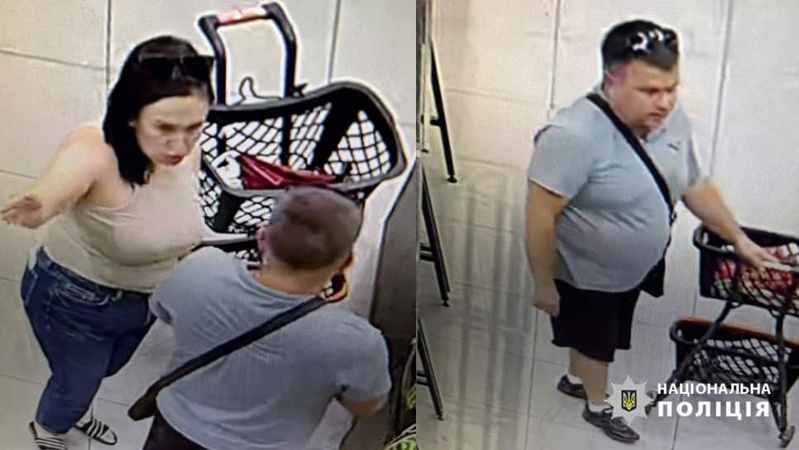 У Луцьку поліцейські встановлюють особи зловмисників, які крали з гіпермаркету