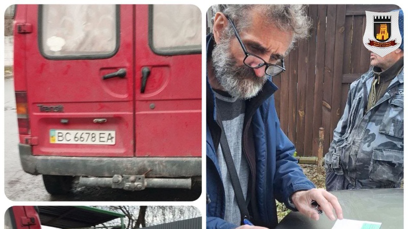 У Луцьку чоловік підкидав з автомобіля сміття у чужі контейнери