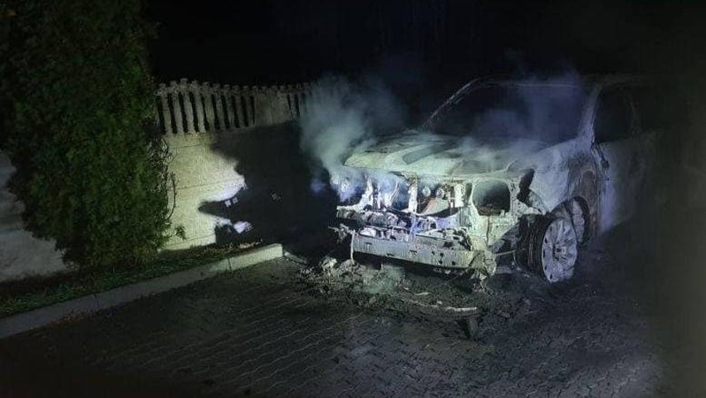 Поліція з’ясовує обставини займання автомобіля голови Підгайцівської громади