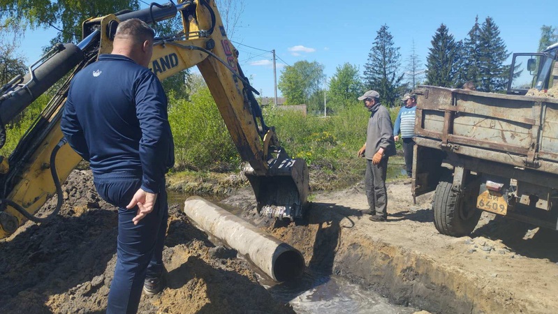 В Шацькій громаді провели роботи з водовідведення