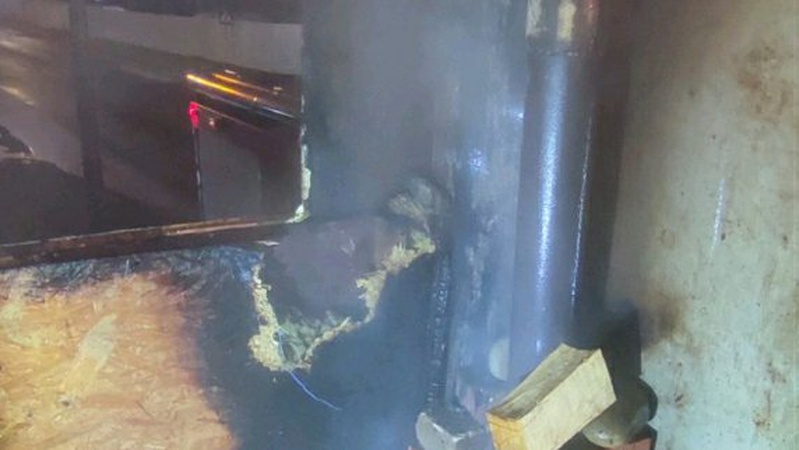 Вночі у Луцьку на Карпенка-Карого горів контейнер