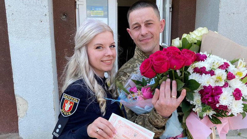 Військовий з Волині, який нещодавно повернувся з полону, одружився