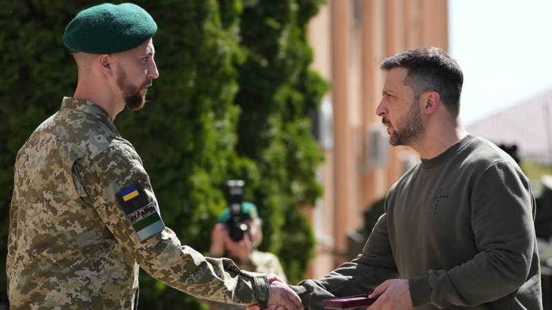 Трьом волинським прикордонникам Президент вручив нагороди