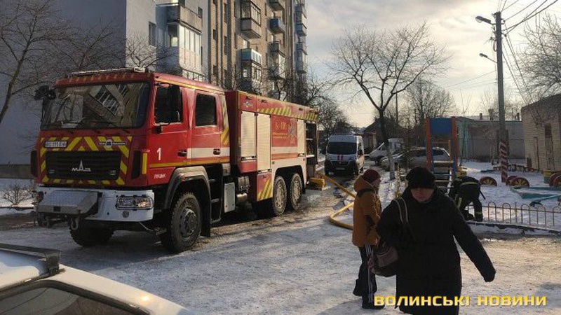 Пожежа в спорткомплексі у Луцьку: відомі деталі