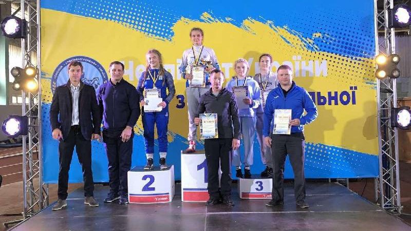 Волинська спортсменка виборола золоту медаль з вільної боротьби на чемпіонаті України