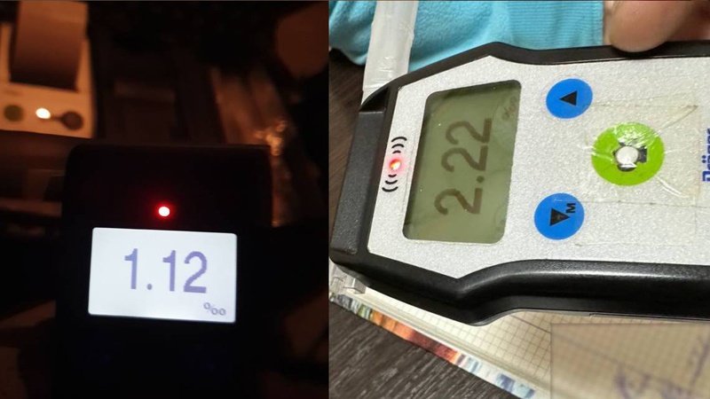 Протягом вихідних волинські патрульні виявили 7 водіїв з ознаками сп’яніння