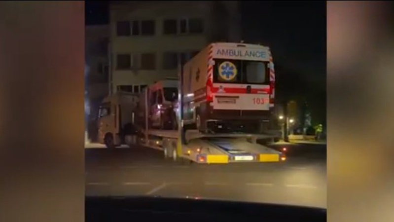 Вночі у Луцьку заблукав водій, який доставляв карети «швидкої». ВІДЕО