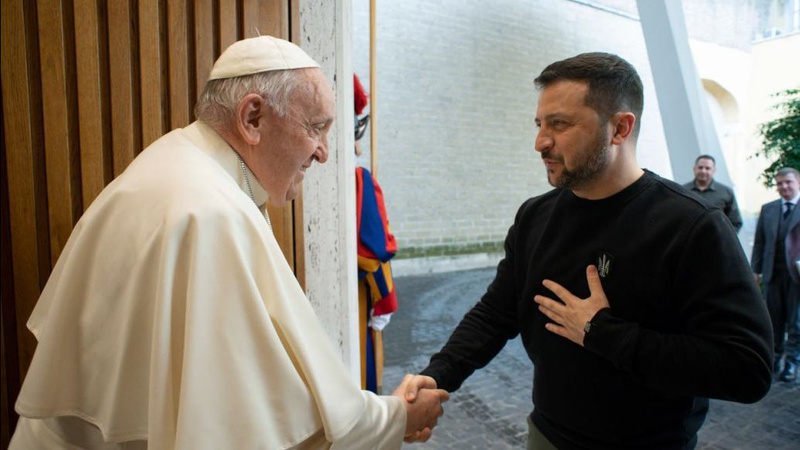 Володимир Зеленський зустрівся з Папою Римським