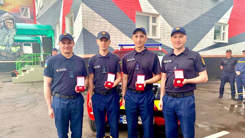 Рятувальників з Волині відзначили нагородами