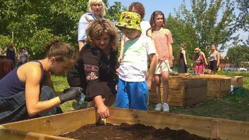 У Луцьку облаштували міський город