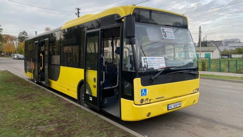 У Луцьку маршрут №5 їздитиме за новою схемою