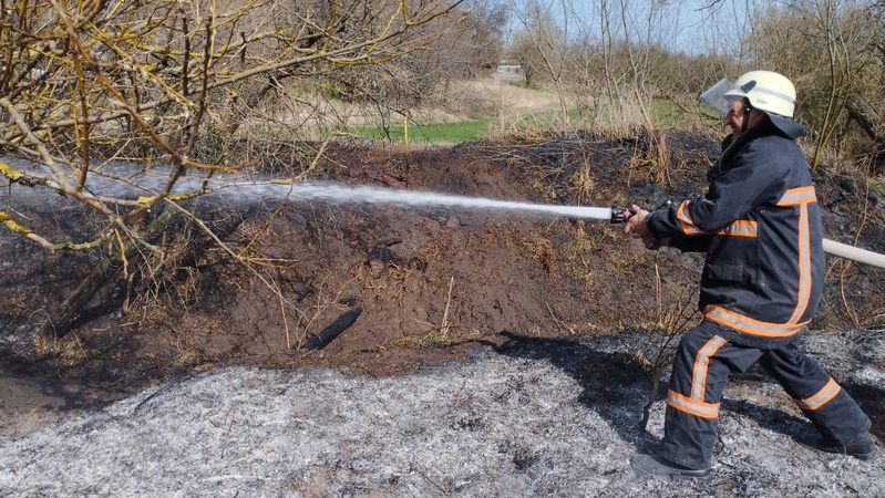 За минулу добу на Волині гасили 6 пожеж