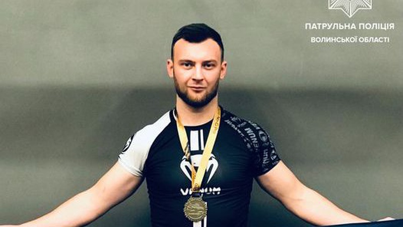 Волинський патрульний став чемпіоном України з джиу-джитсу