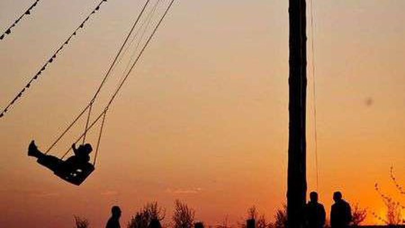 Гойдалка у волинському селі – найвища в Україні: де знаходиться.ФОТО