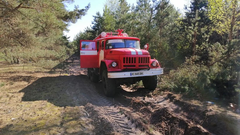 Через підпал сміття на Волині згоріло 5 гектарів лісу