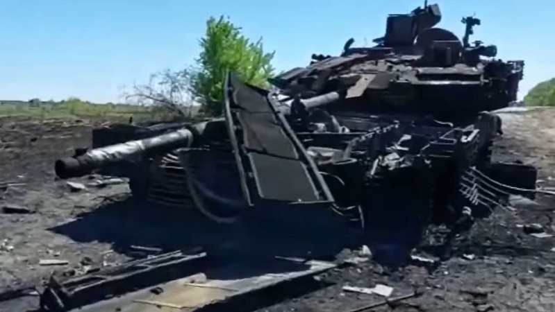 Волинські тероборонівці знищили модернізований російський танк
